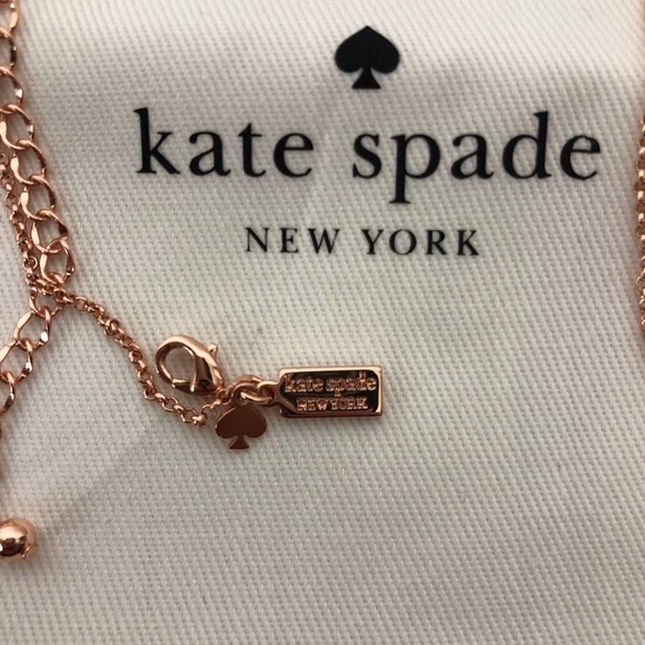 Kate Spade Full Circle Necklace NWT Cubic Zirconia - Picture 2 of 9